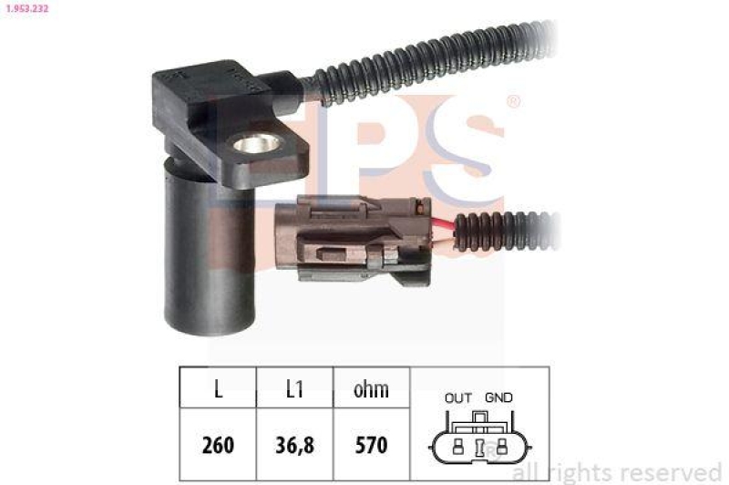 EPS Drehzahlsensor, Automatikgetriebe Made in Italy - OE Equivalent