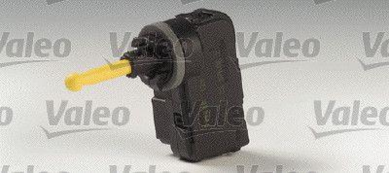 VALEO Control, headlight range adjustment