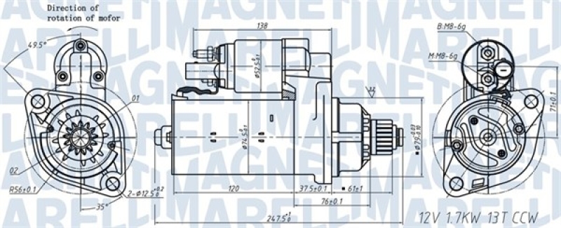 MAGNETI MARELLI Starter