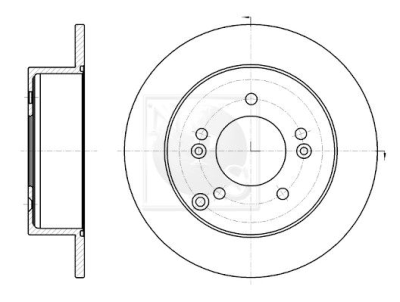 2x NPS Bremsscheibe