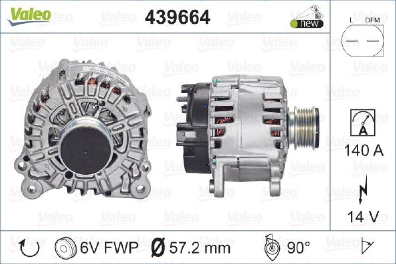 VALEO Alternator VALEO ORIGINS NEW