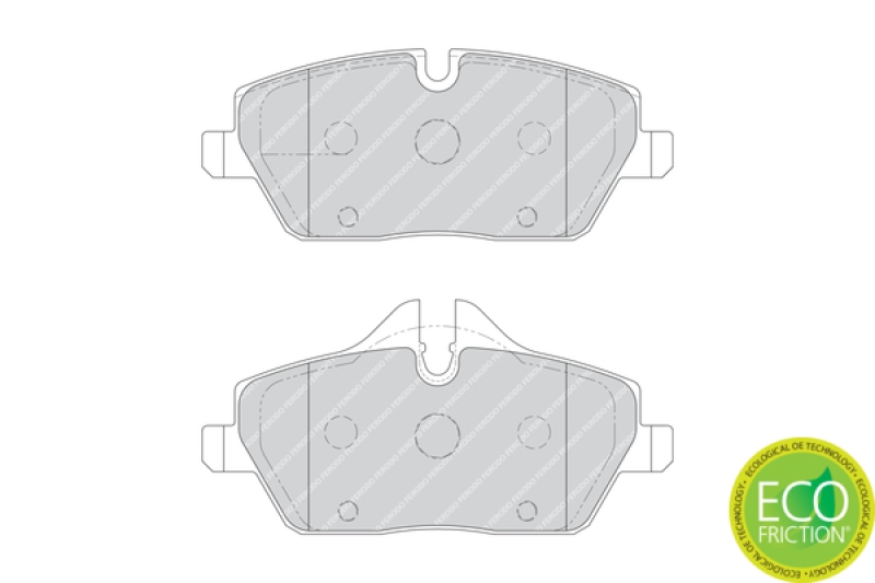 FERODO Brake Pad Set, disc brake PREMIER ECO FRICTION