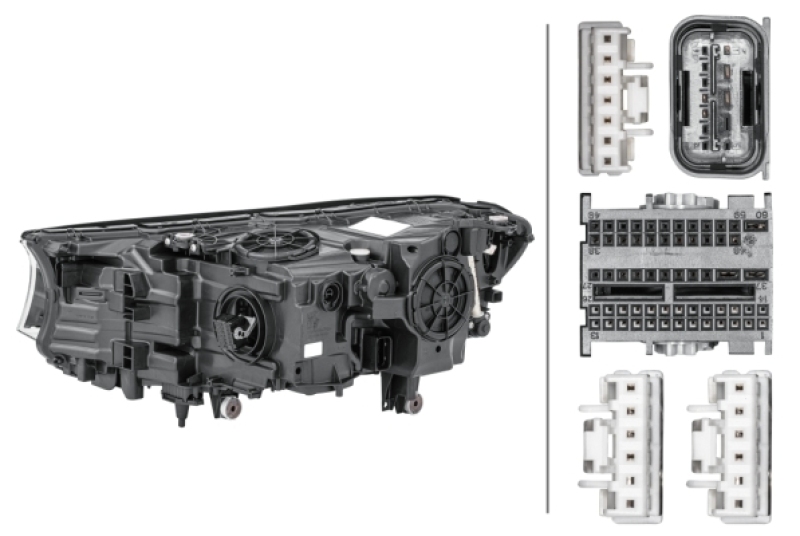 Hella LED Hauptscheinwerfer Scheinwerfer Rechts passend für BMW 7 G11 G12 730