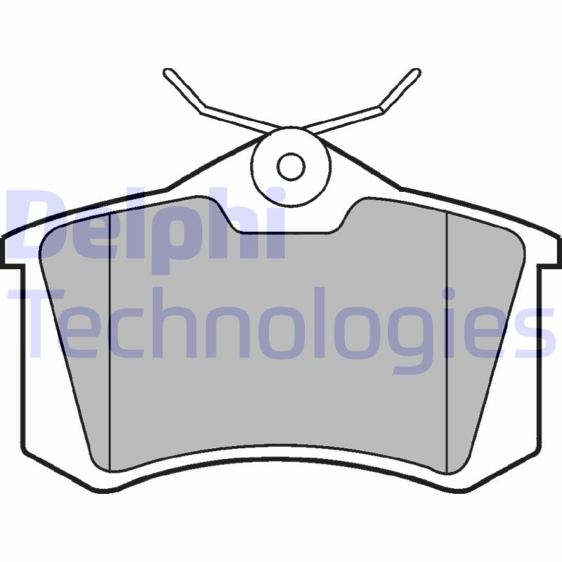 DELPHI Bremsbelagsatz, Scheibenbremse