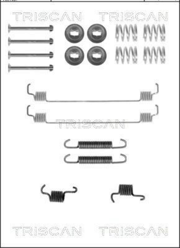 TRISCAN Accessory Kit, brake shoes