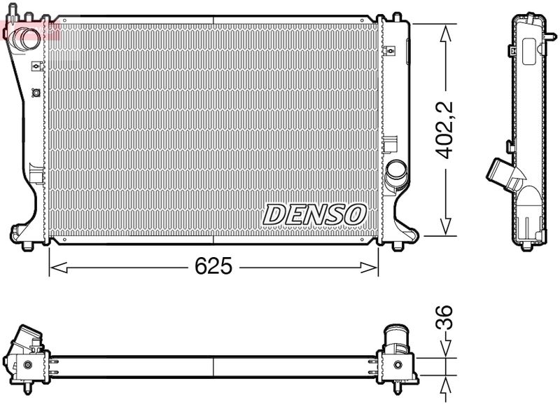 DENSO Radiator, engine cooling