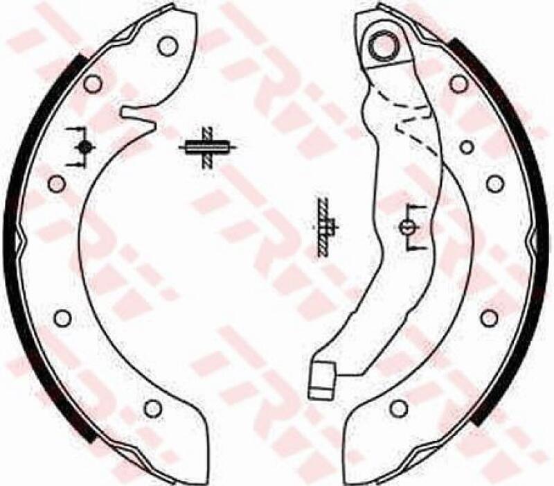 TRW Brake Shoe Set