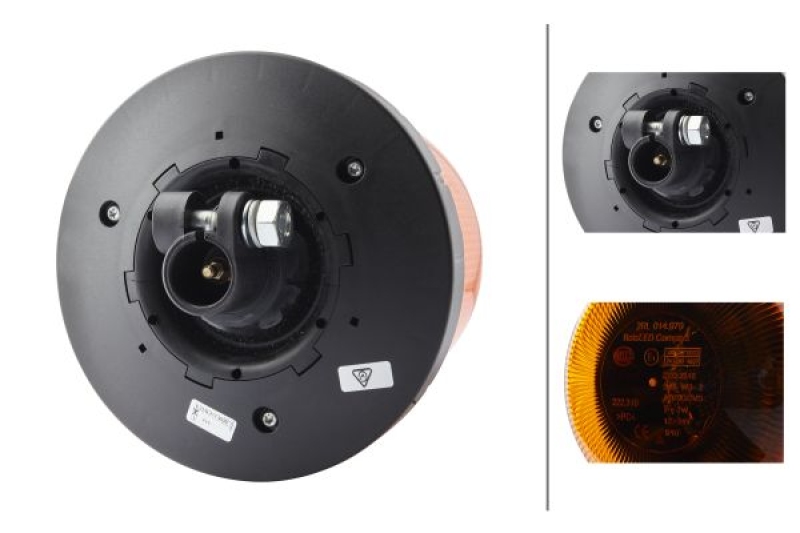 HELLA Rundumkennleuchte RotaLED Compact