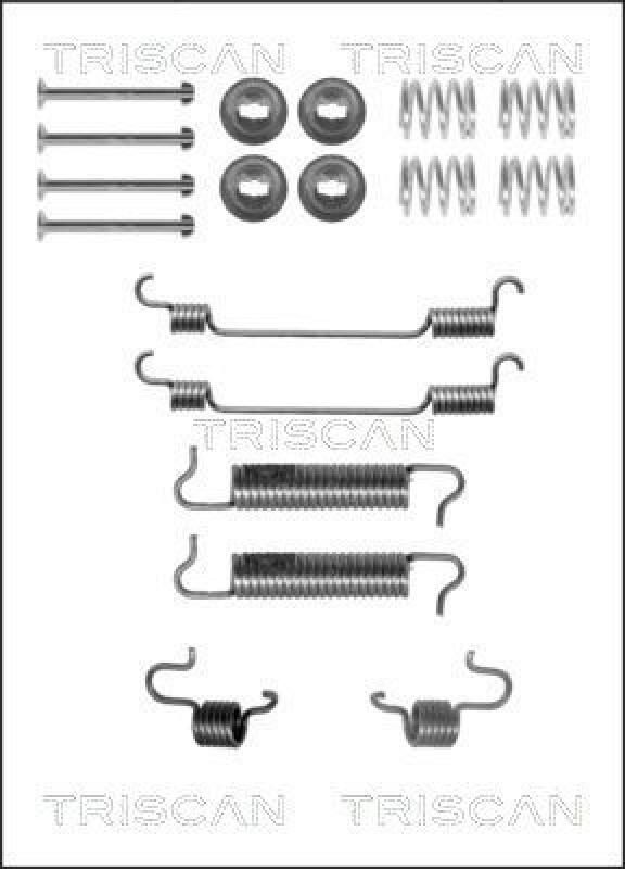 TRISCAN Accessory Kit, brake shoes