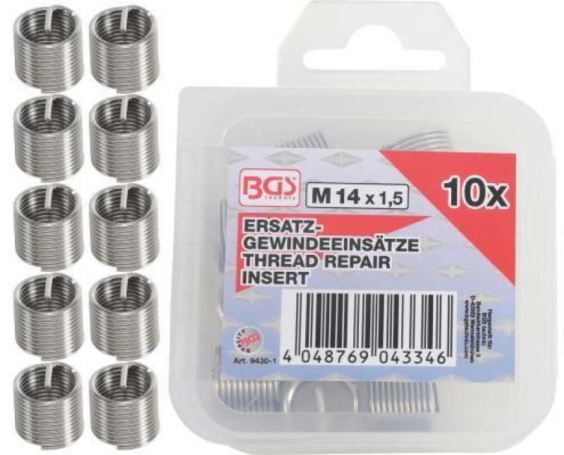 BGS Tool Assortment, thread insert