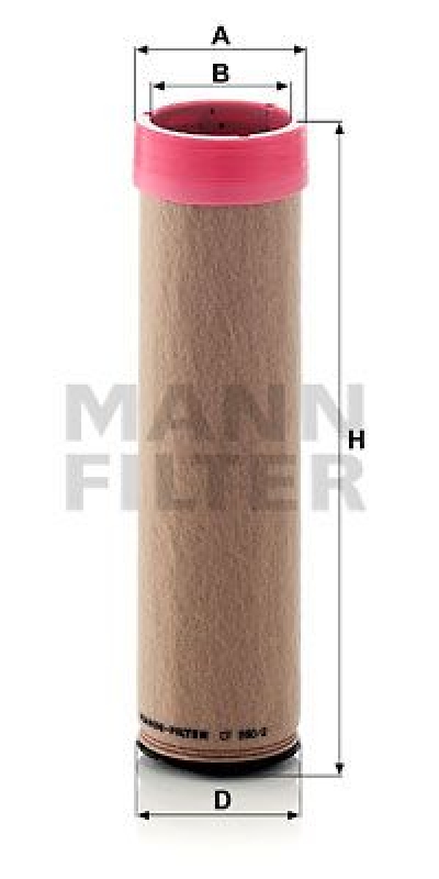 MANN-FILTER Secondary Air Filter