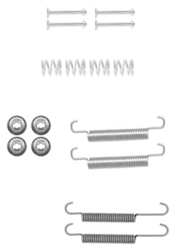 TEXTAR Accessory Kit, parking brake shoes