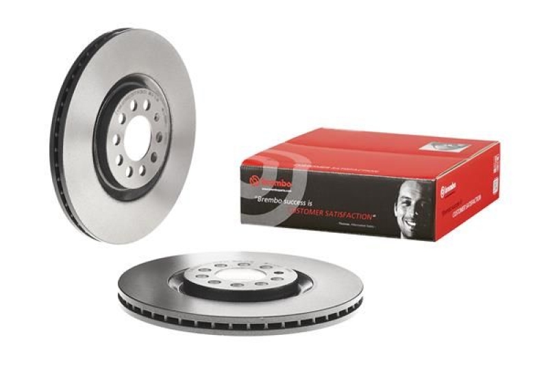 2x BREMBO Bremsscheibe PRIME LINE - UV Coated