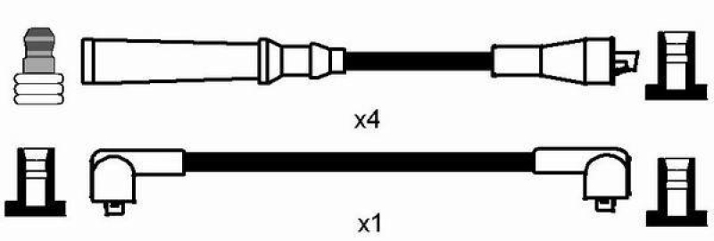 NGK Ignition Cable Kit