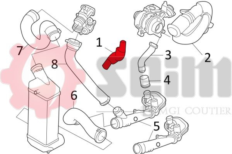 SEIM Charge Air Hose