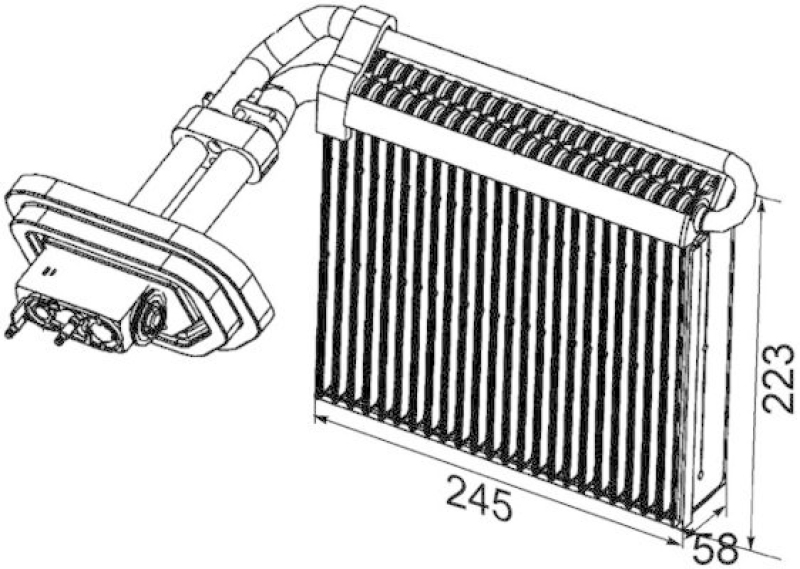 MAHLE Verdampfer, Klimaanlage PREMIUM LINE