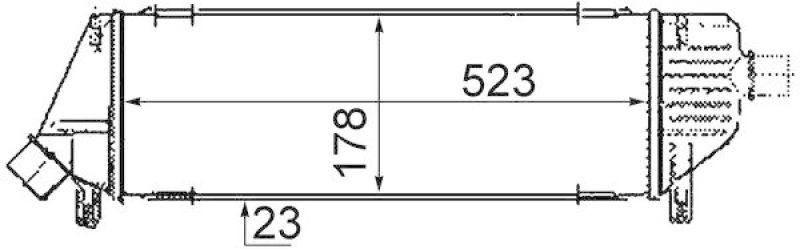 MAHLE Ladeluftkühler BEHR *** PREMIUM LINE ***