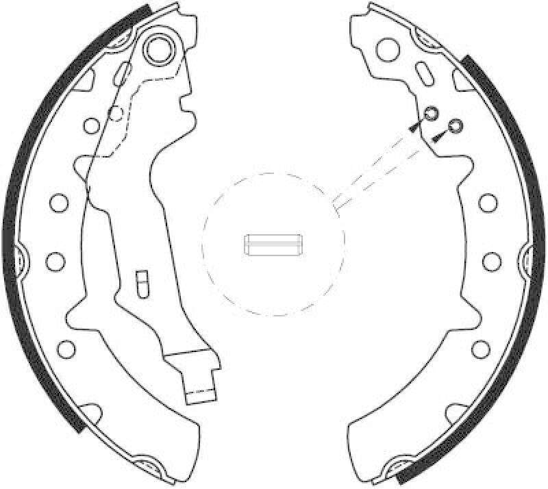 TRW Brake Shoe Set