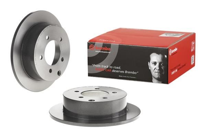 2x BREMBO Bremsscheibe PRIME LINE - UV Coated