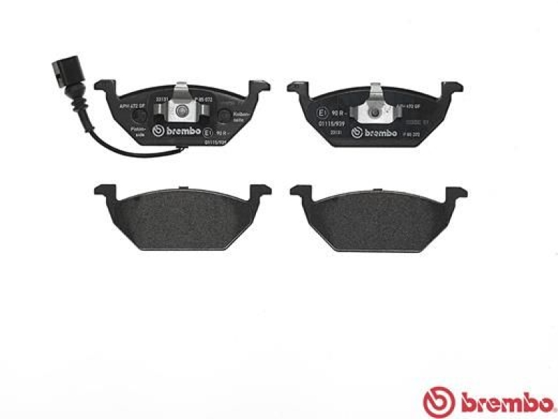 BREMBO Brake Pad Set, disc brake