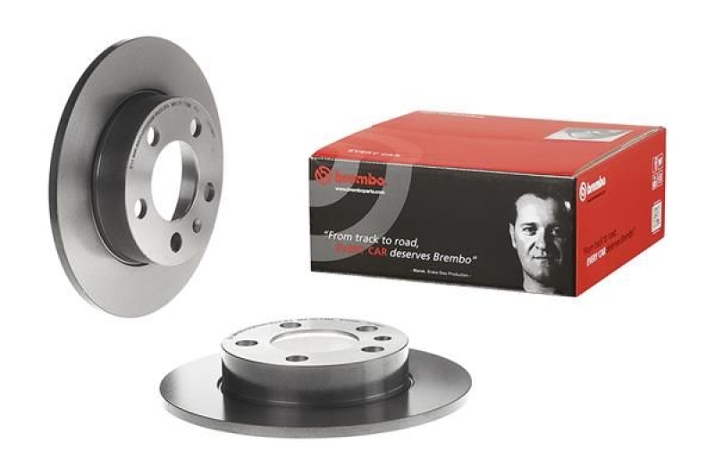 2x BREMBO Brake Disc COATED DISC LINE