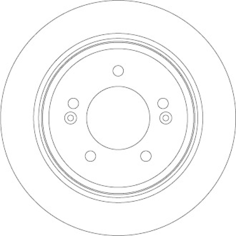 2x TRW Bremsscheibe