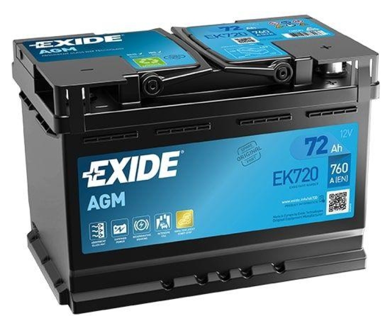 EXIDE Starterbatterie AGM