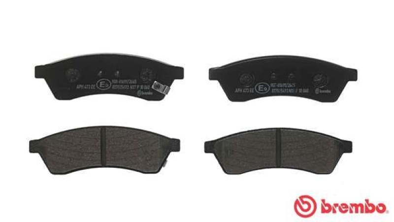 BREMBO Brake Pad Set, disc brake PRIME LINE