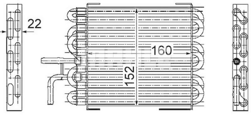 MAHLE Fuel Radiator PREMIUM LINE