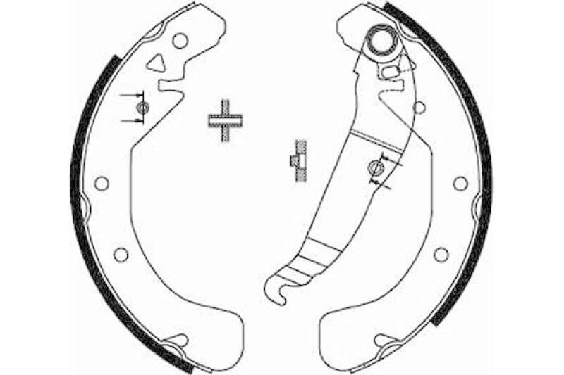 TRW Brake Shoe Set