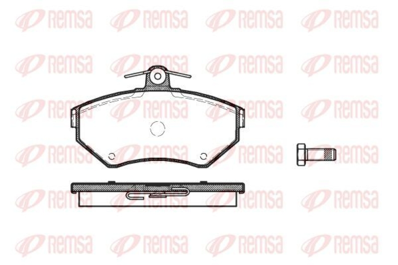 KAWE Brake Pad Set, disc brake