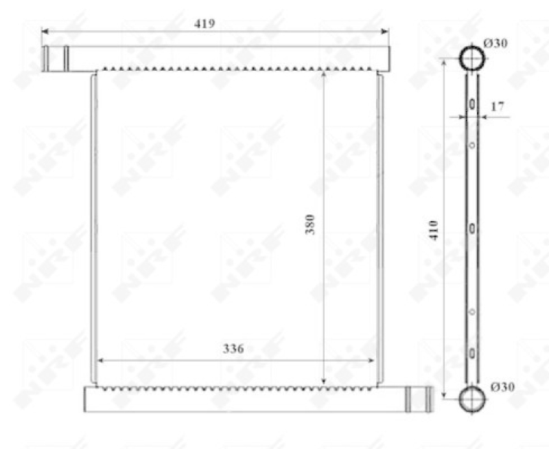 NRF Kühler, Motorkühlung EASY FIT