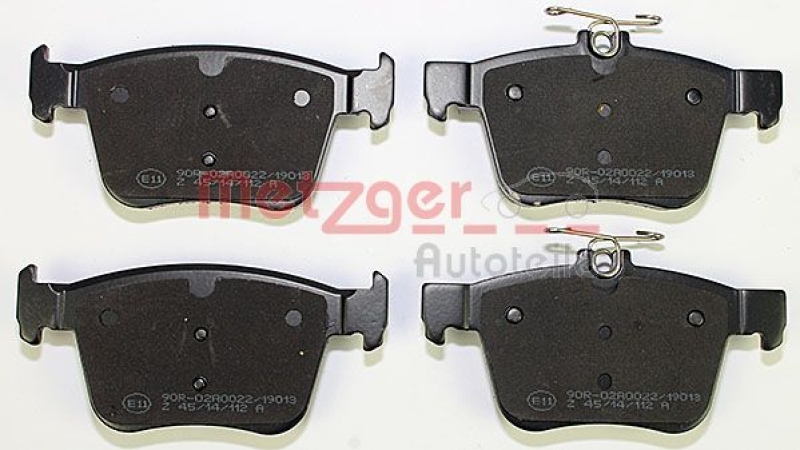 METZGER Brake Pad Set, disc brake GREENPARTS