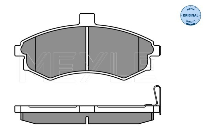 MEYLE Brake Pad Set, disc brake MEYLE-ORIGINAL: True to OE.