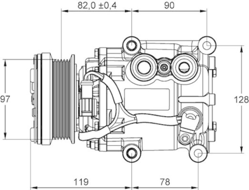 MAHLE Kompressor, Klimaanlage BEHR *** PREMIUM LINE ***