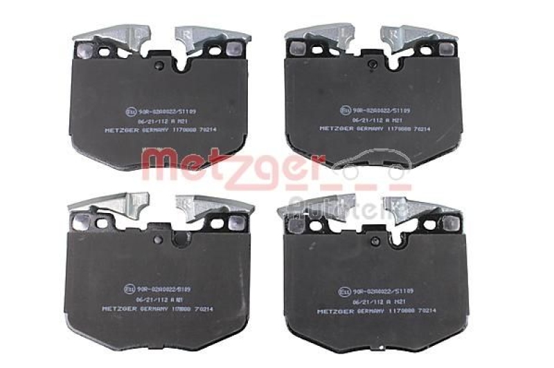 METZGER Brake Pad Set, disc brake GREENPARTS