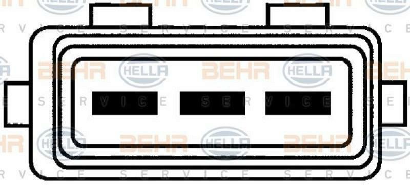 HELLA Fan, radiator BEHR HELLA SERVICE *** PREMIUM LINE ***