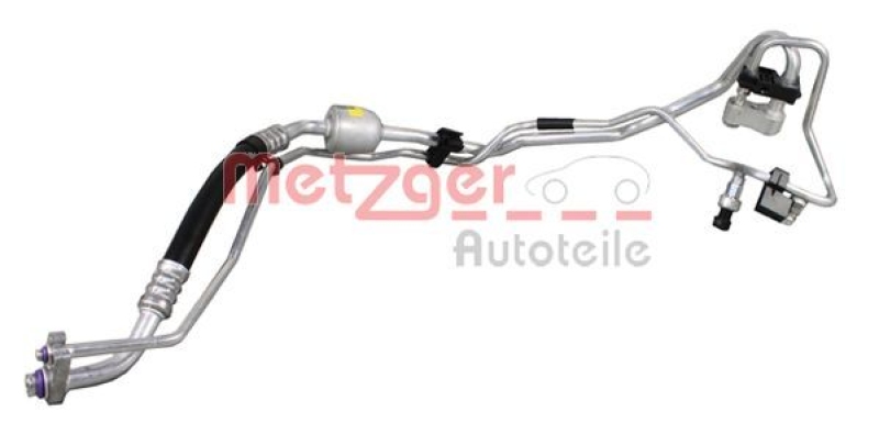 METZGER High-/Low Pressure Line, air conditioning OE-part