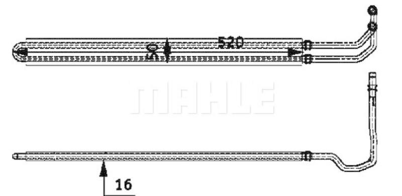 MAHLE Ölkühler, Lenkung BEHR *** PREMIUM LINE ***