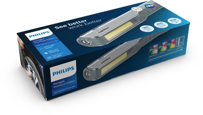 PHILIPS Handleuchte Penlight Premium Color+