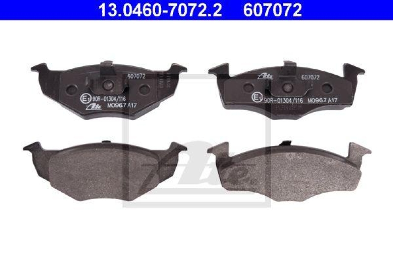 ATE Brake Pad Set, disc brake