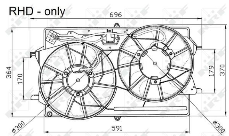 NRF Fan, radiator