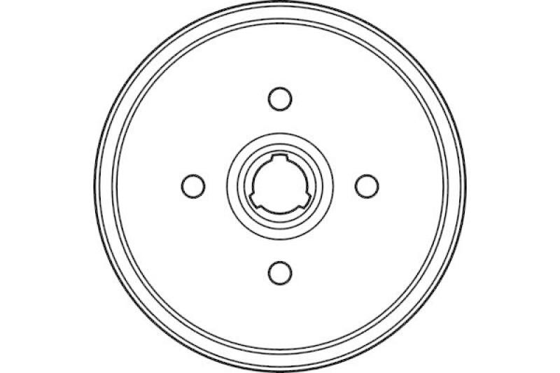 2x TRW Bremstrommel