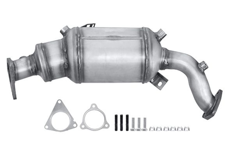 HELLA Soot/Particulate Filter, exhaust system Easy2Fit – PARTNERED with Faurecia