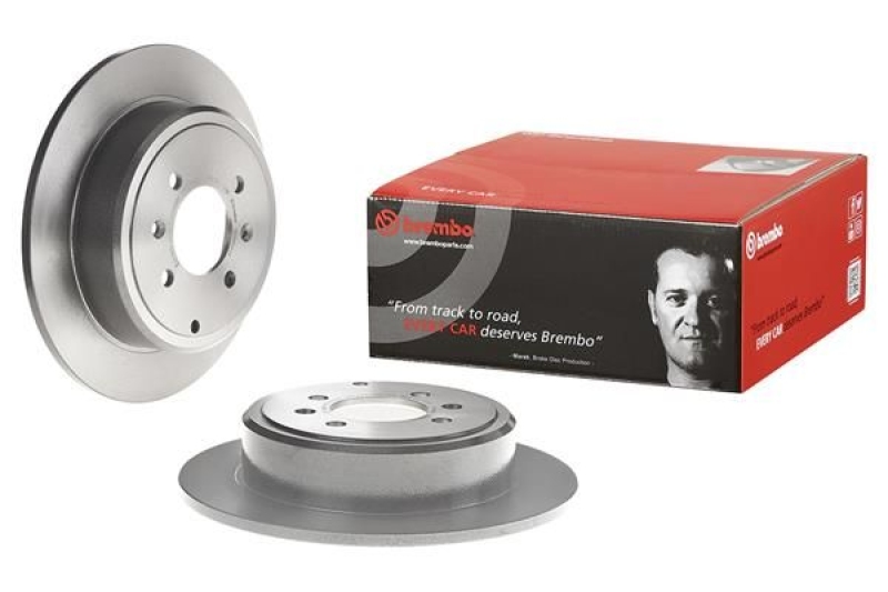 2x BREMBO Bremsscheibe PRIME LINE - UV Coated