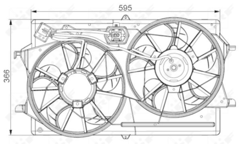 NRF Fan, radiator