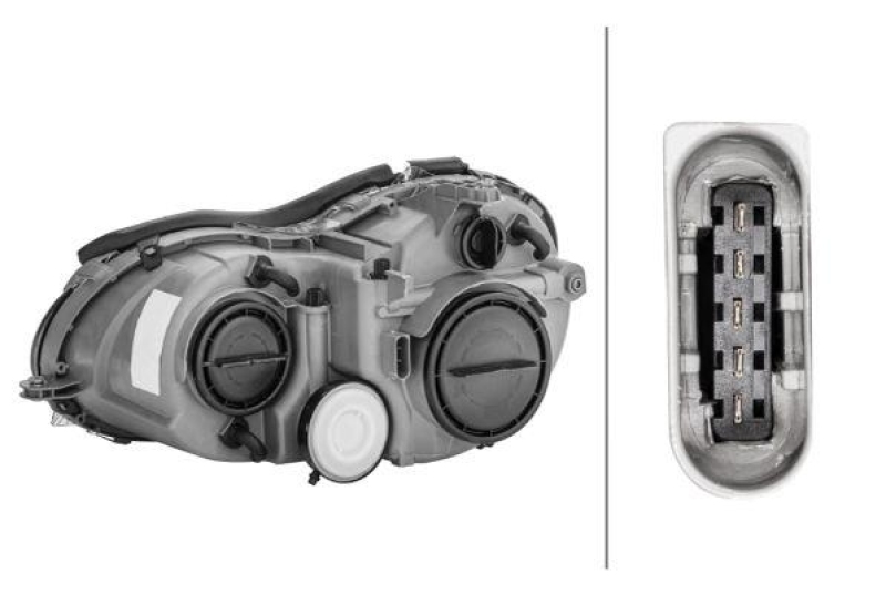 Hella Hauptscheinwerfer H7 rechts passend für Mercedes CLK 200 320 240 C209 A209