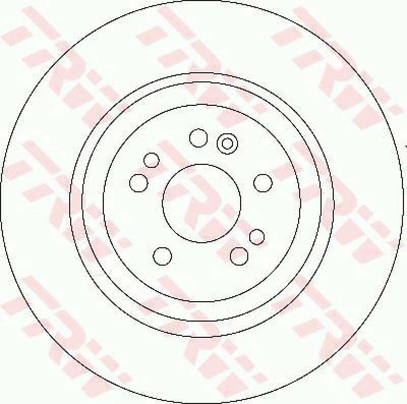 2x TRW Bremsscheibe