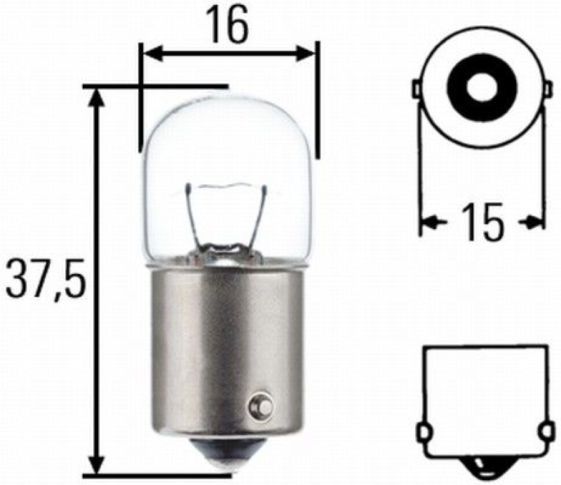 HELLA Glühlampe, Blinkleuchte LONG LIFE UP TO 3x LONGER LIFETIME