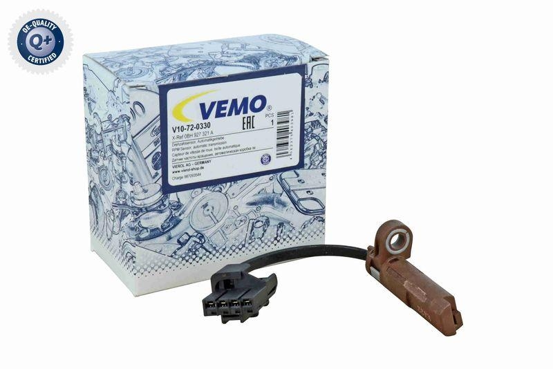 VEMO Drehzahlsensor, Automatikgetriebe Q+, Erstausrüsterqualität